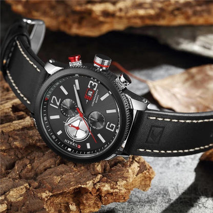 CURREN 8281 Men's Leather Straps Watch
