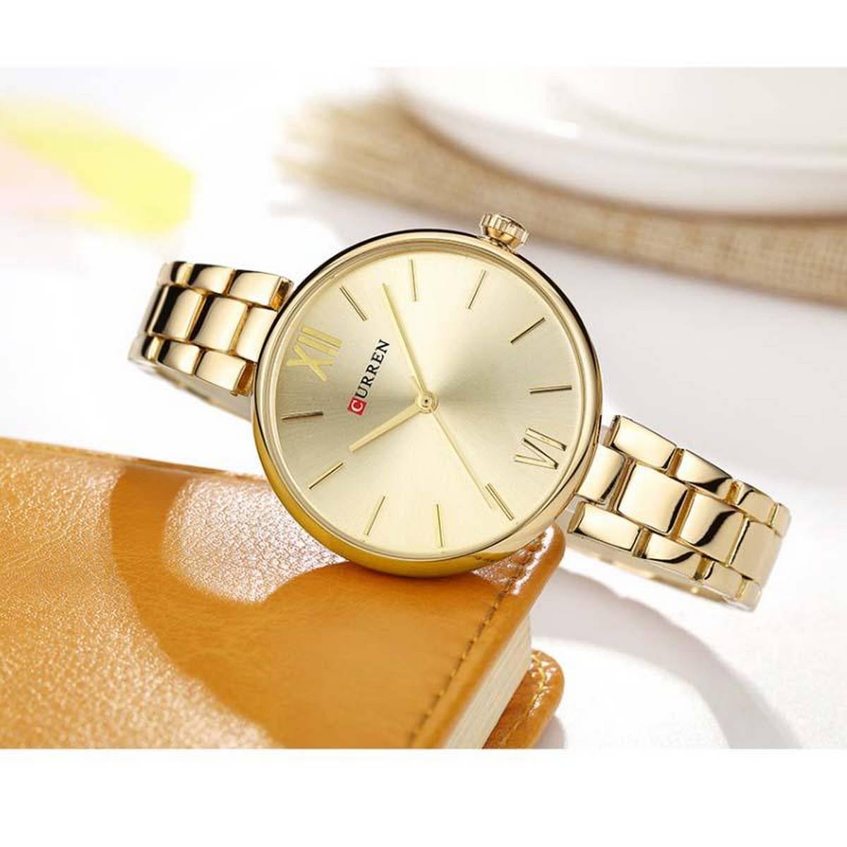 CURREN 9017 Women's Stainless Steel Watch