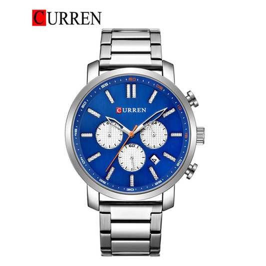 CURREN Original Brand Stainless Steel Band Wrist Watch For Men With Brand (Box & Bag)-8315