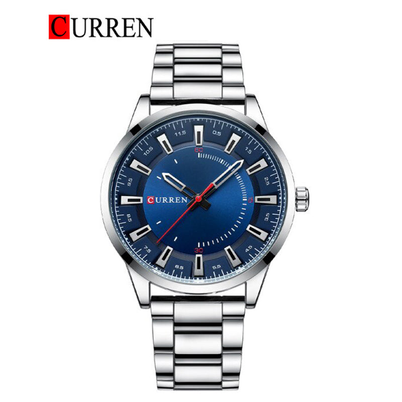 CURREN Original Brand Stainless Steel Band Wrist Watch For Men With Brand (Box & Bag)-8406