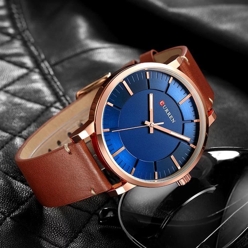 CURREN 8332 Men's Leather Straps Watch