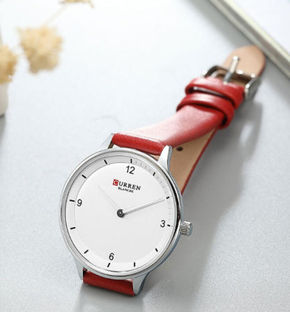 CURREN 9039 Women's Leather Straps Watch