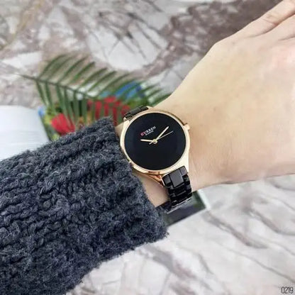 CURREN Couples Stainless Steel Watch