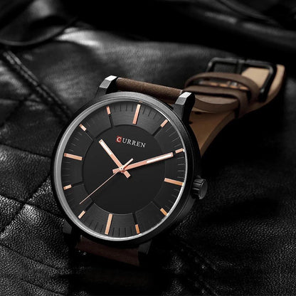 CURREN 8332 Men's Leather Straps Watch