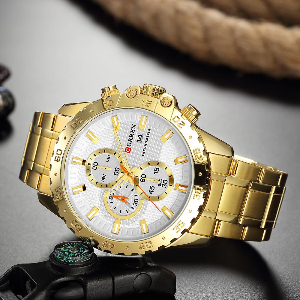 CURREN 8334 Men's Stainless Steel Watch