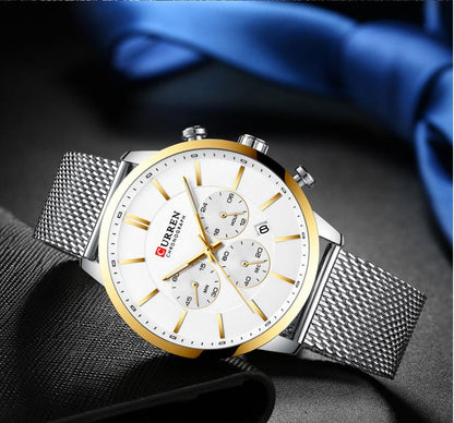CURREN 8340 Men's Stainless Steel Watch