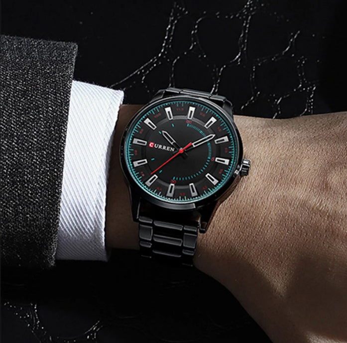 CURREN 8406 Men's Stainless Steel Watch