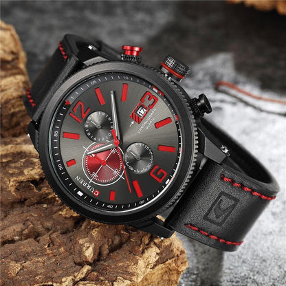 CURREN 8281 Men's Leather Straps Watch