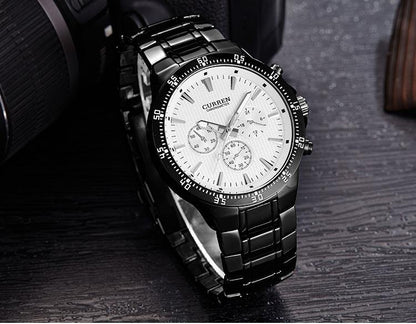 CURREN 8063 Men's Stainless Steel Watch