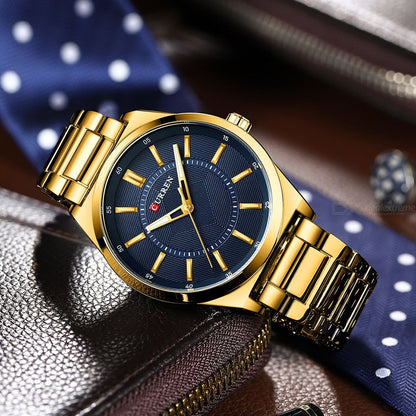 CURREN 8407 Men's Stainless Steel Watch