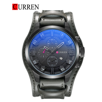 CURREN 8225 Men's Leather Straps Watch