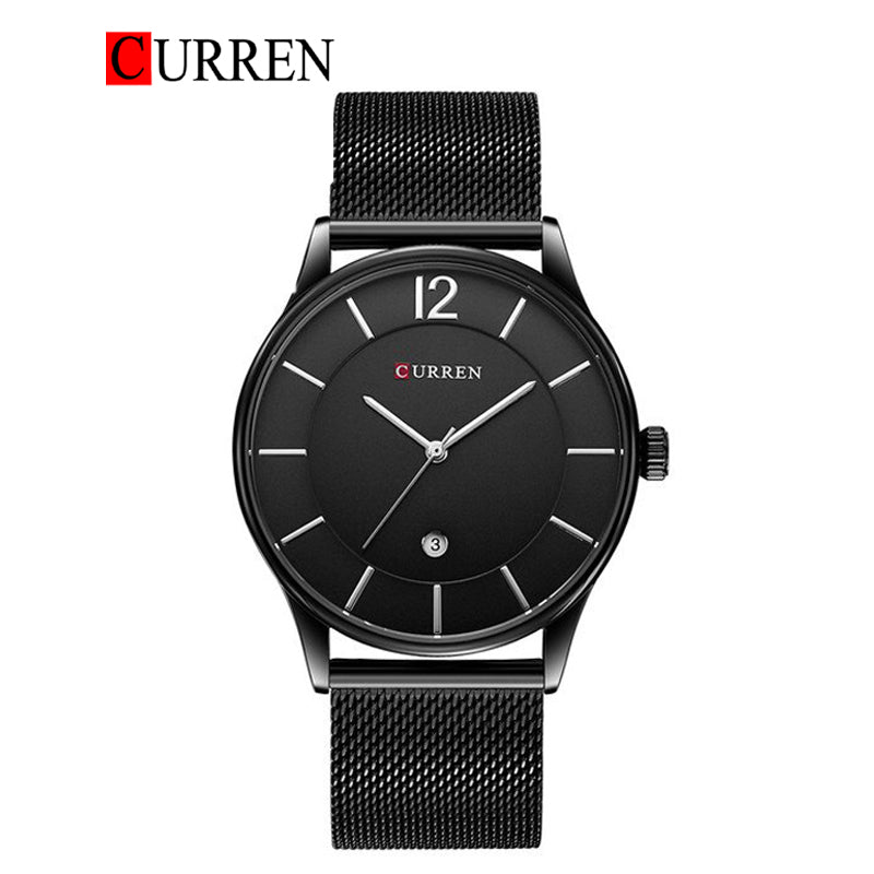 CURREN Original Brand Mesh Band Wrist Watch For Men With Brand (Box & Bag)-8231