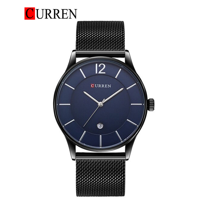 CURREN Original Brand Mesh Band Wrist Watch For Men With Brand (Box & Bag)-8231