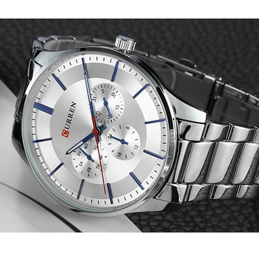 CURREN 8282 Men's Stainless Steel Watch