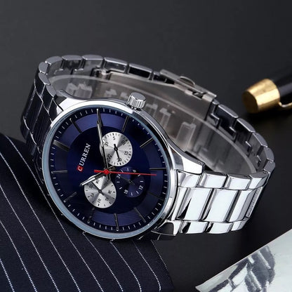 CURREN 8282 Men's Stainless Steel Watch