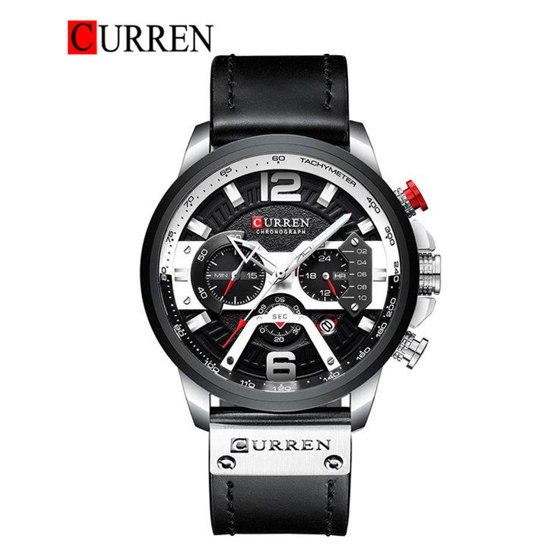 CURREN 8329 Men's Leather Straps Watch