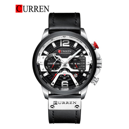 CURREN 8329 Men's Leather Straps Watch