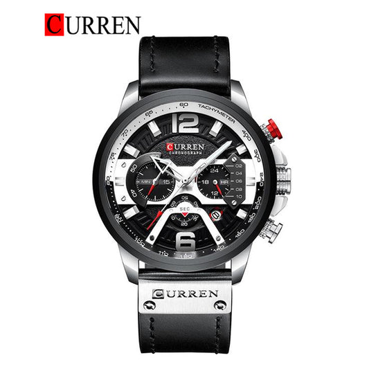 CURREN 8329 Men's Leather Straps Watch