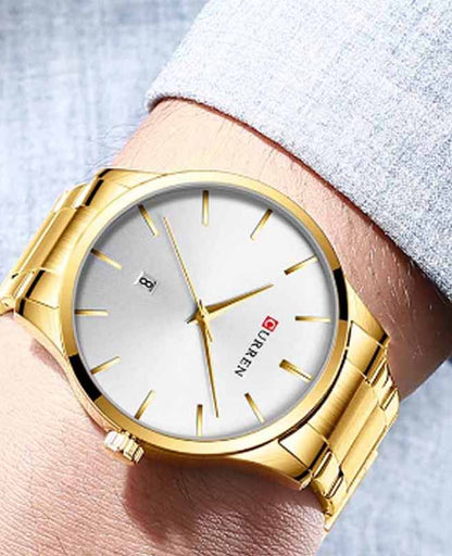 CURREN 8357 Men's Stainless Steel Watch