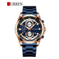 CURREN Original Brand Stainless Steel Band Wrist Watch For Men With Brand (Box & Bag)-8360