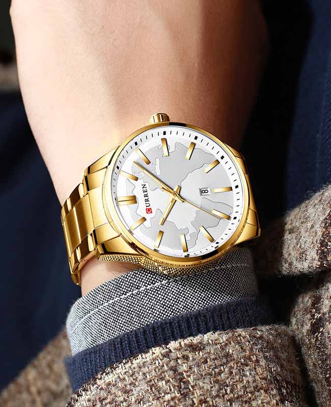 CURREN 8336 Men's Stainless Steel Watch