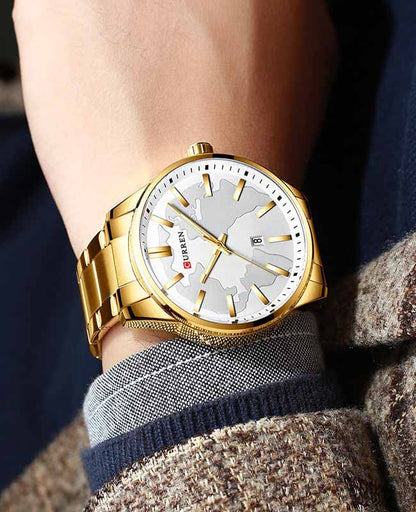 CURREN 8336 Men's Stainless Steel Watch
