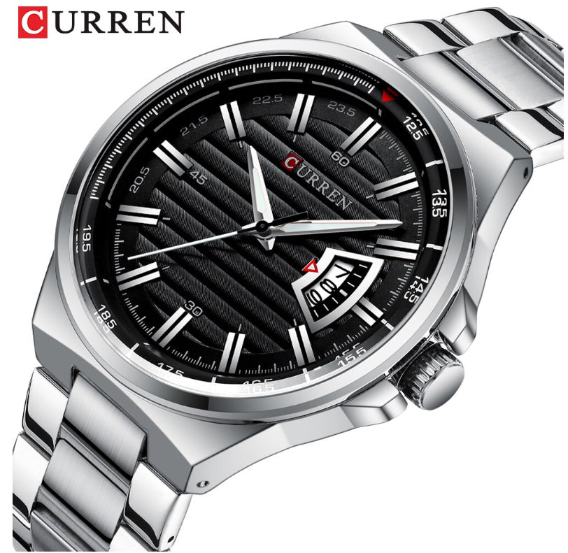 CURREN 8375 Men's Stainless Steel Watch