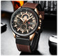 CURREN Original Brand Leather Straps Wrist Watch For Men With Brand (Box & Bag)-8380