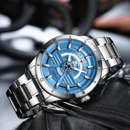 CURREN 8381 Men's Stainless Steel Watch