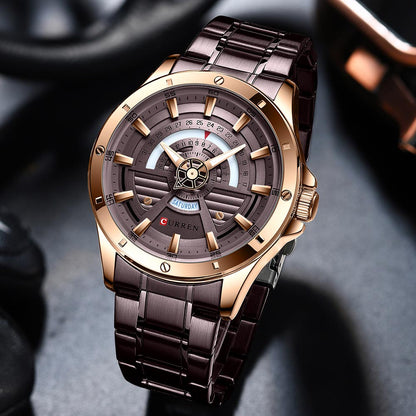 CURREN 8381 Men's Stainless Steel Watch