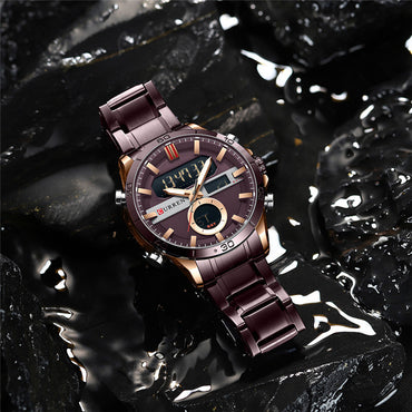 CURREN 8384 Men's Stainless Steel Watch
