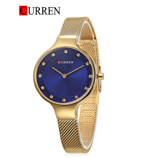 CURREN 9008 Women's Leather Straps Watch