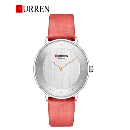 CURREN 9033 Women's Leather Straps Watch