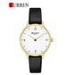 CURREN Original Brand Slim Leather Strap Wrist Watches For Women With Brand (Box & Bag)-9039