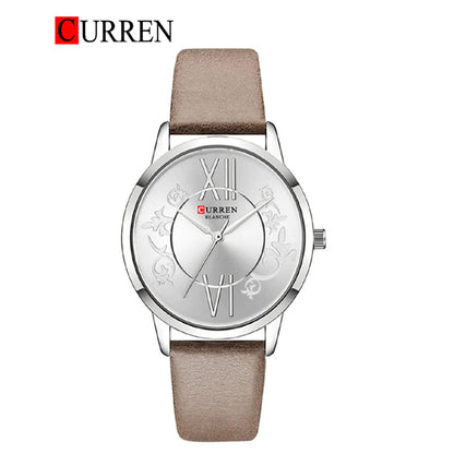 CURREN 9049 Women's Leather Straps Watch