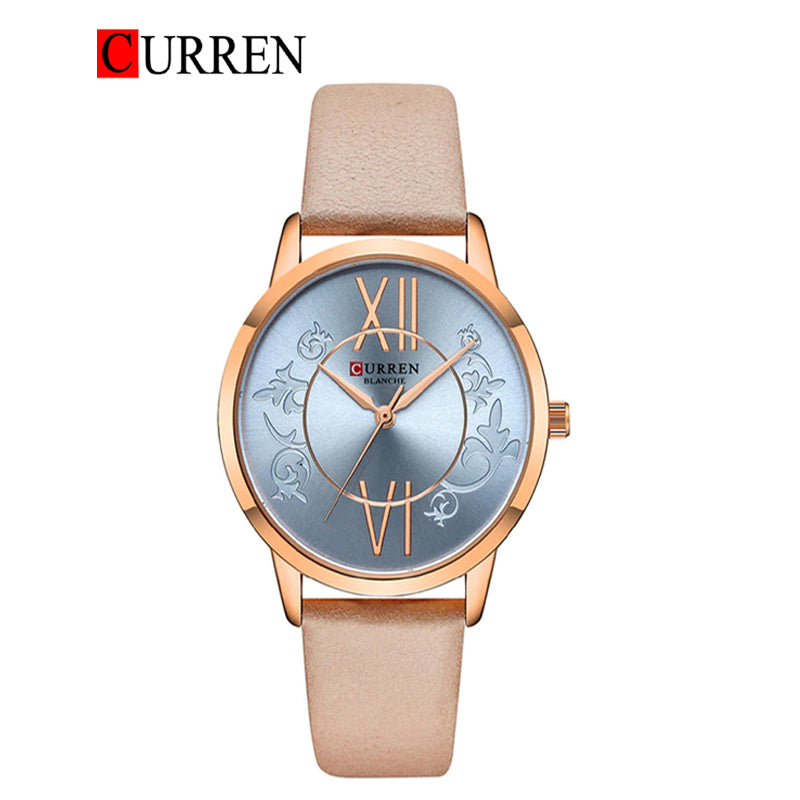 CURREN 9049 Women's Leather Straps Watch