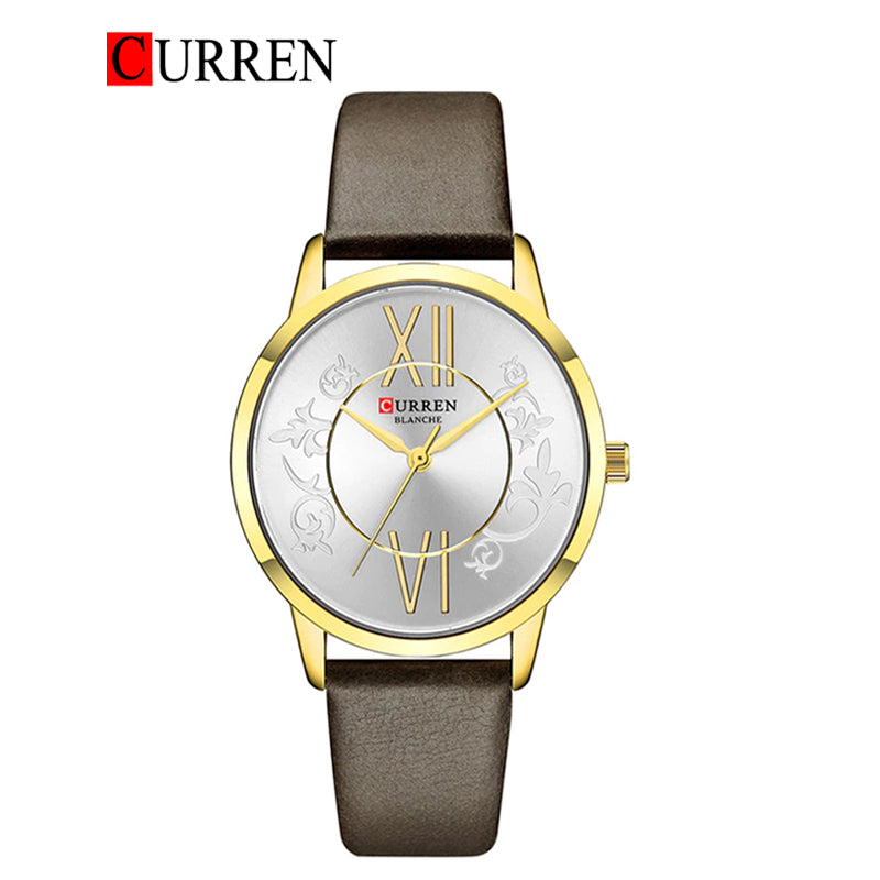 CURREN 9049 Women's Leather Straps Watch
