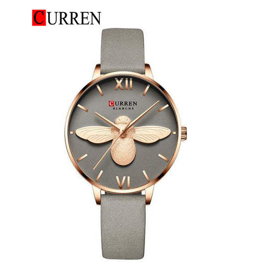 CURREN 9061 Women's Leather Straps Watch