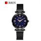 CURREN Original Brand Stainless Steel Band Wrist Watch For Women With Brand (Box & Bag)-9063