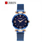 CURREN Original Brand Stainless Steel Band Wrist Watch For Women With Brand (Box & Bag)-9063