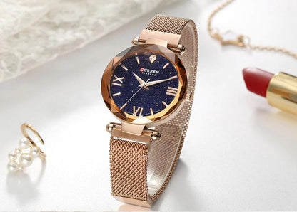CURREN 9063 Women's Strainless Steel Watch
