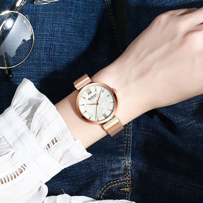 CURREN 9067 Women's Strainless Steel Watch