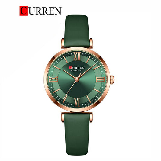 CURREN 9079 Women's Leather Straps Watch
