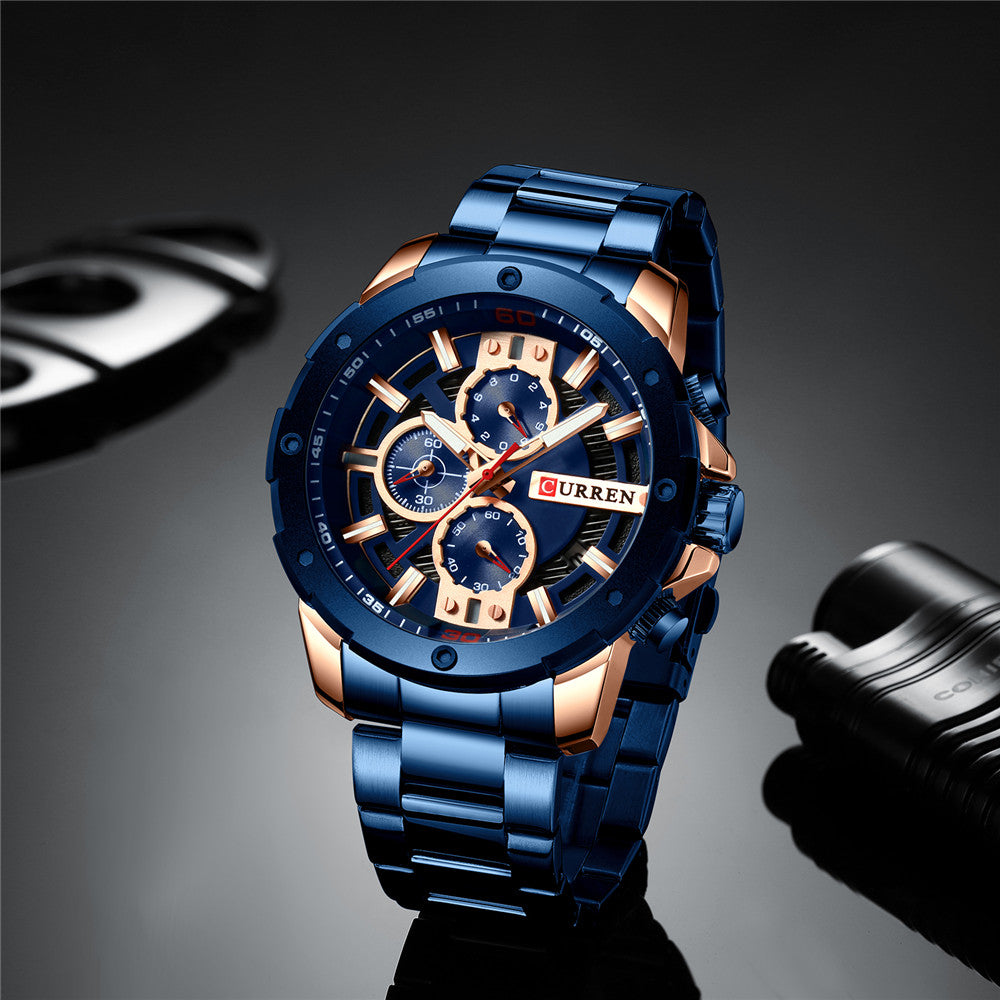 CURREN 8336 Men's Stainless Steel Watch