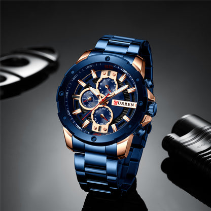 CURREN 8336 Men's Stainless Steel Watch