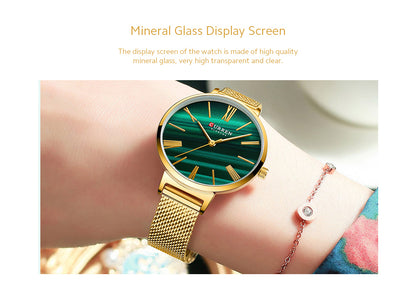 CURREN 9076 Women's Strainless Steel Watch