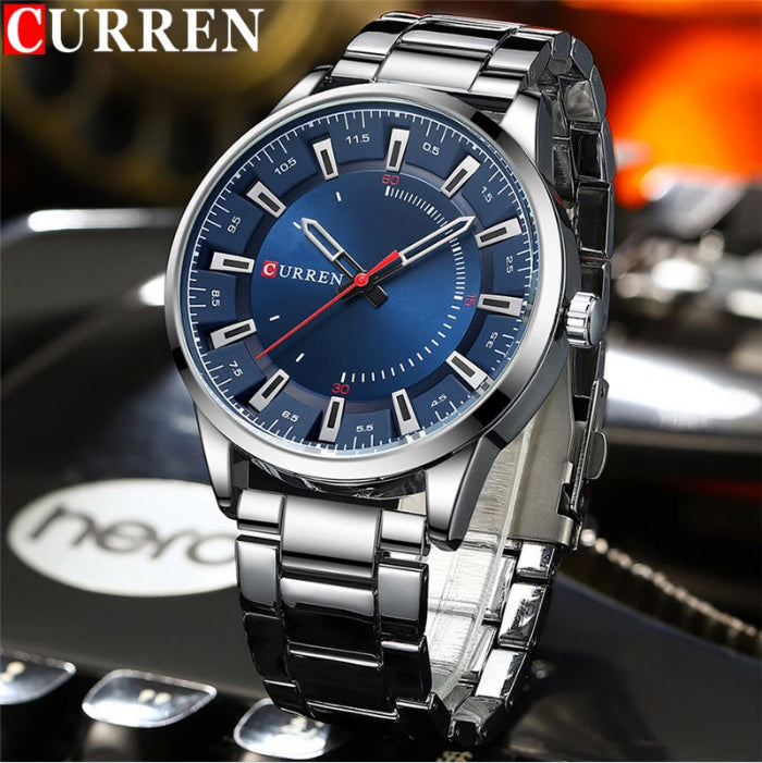 CURREN 8406 Men's Stainless Steel Watch