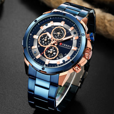 CURREN 8323 Men's Stainless Steel Watch