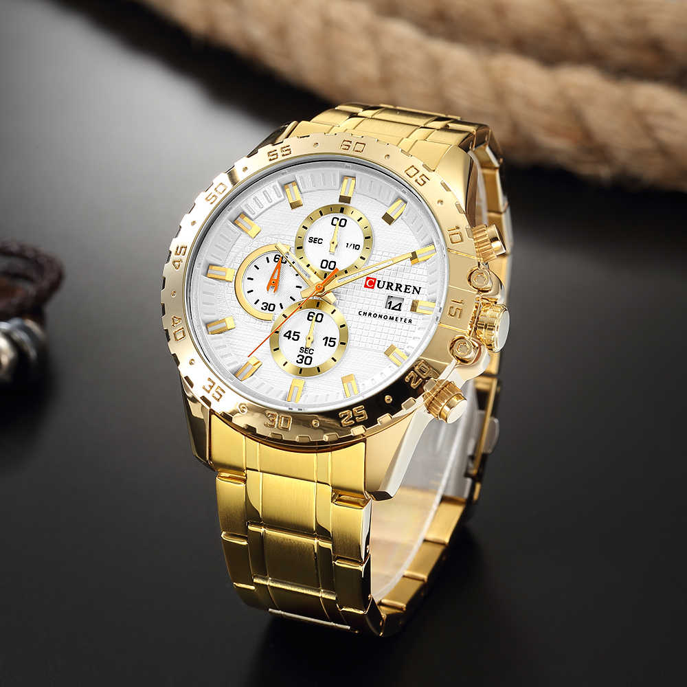 CURREN 8334 Men's Stainless Steel Watch