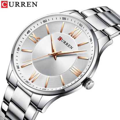 CURREN 8383 Men's Stainless Steel Watch